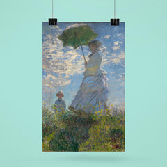 Woman with a Parasol by Claude Monet, 1875 poster 6