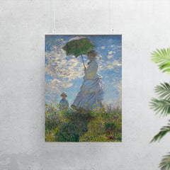 Woman with a Parasol by Claude Monet, 1875 poster 7