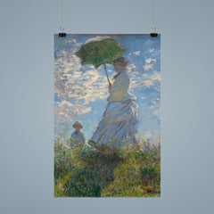 Woman with a Parasol by Claude Monet, 1875 poster 9