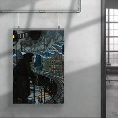 Working Class City by Hans Baluschek, 1920 poster 4