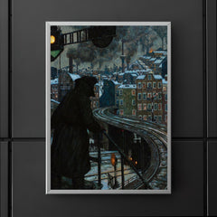 Working Class City by Hans Baluschek, 1920 poster 5