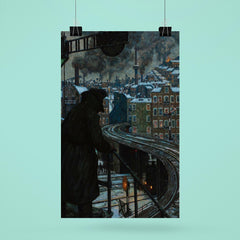 Working Class City by Hans Baluschek, 1920 poster 6