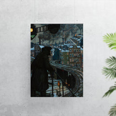 Working Class City by Hans Baluschek, 1920 poster 7