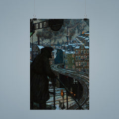 Working Class City by Hans Baluschek, 1920 poster 9