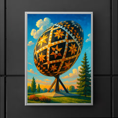 World's Largest Pysanka Vegreville Canada poster 5