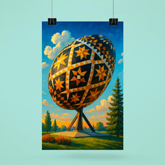 World's Largest Pysanka Vegreville Canada poster 6