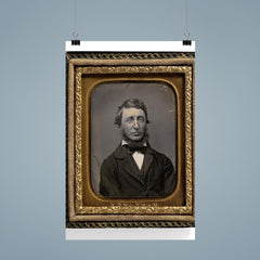 Writer Henry David Thoreau by Benjamin D. Maxham, 1856 poster 9