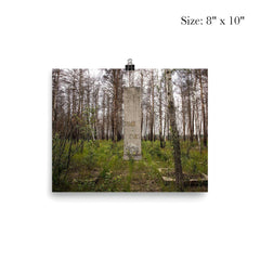 WW2 Memorial in Chernobyl Exclusion Zone, 1943 poster 4