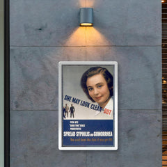 WW2 Poster Warning to Armed Forces, 1940s poster 2