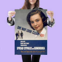 WW2 Poster Warning to Armed Forces, 1940s poster 3