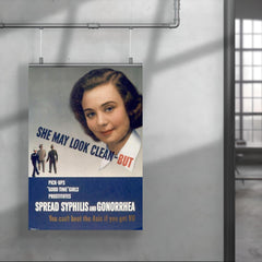 WW2 Poster Warning to Armed Forces, 1940s poster 4