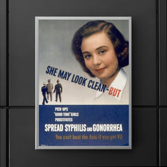 WW2 Poster Warning to Armed Forces, 1940s poster 5