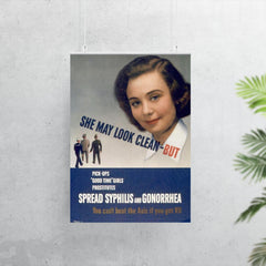 WW2 Poster Warning to Armed Forces, 1940s poster 7