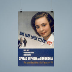 WW2 Poster Warning to Armed Forces, 1940s poster 9