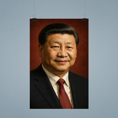 Xi Jinping portrait poster 9