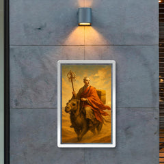 Xuanzang crossing desert with scriptures poster 2