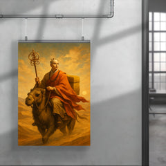 Xuanzang crossing desert with scriptures poster 4