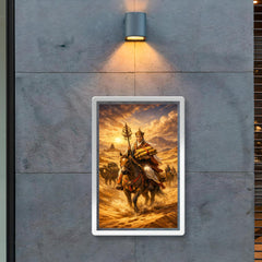 Xuanzang returning with sutras through desert poster 2