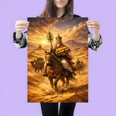 Xuanzang returning with sutras through desert poster 3