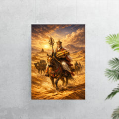 Xuanzang returning with sutras through desert poster 7