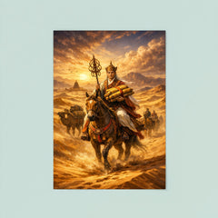 Xuanzang returning with sutras through desert poster 8