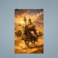 Xuanzang returning with sutras through desert poster 9