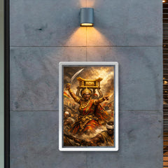 Yaa Asantewaa leading the Golden Stool war poster 2