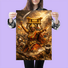 Yaa Asantewaa leading the Golden Stool war poster 3