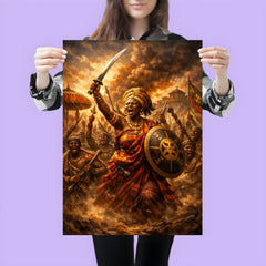 Yaa Asantewaa rallying Ashanti warriors poster 3