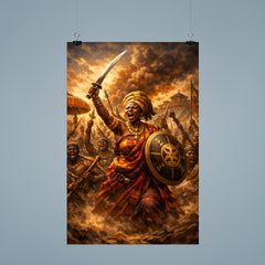 Yaa Asantewaa rallying Ashanti warriors poster 9