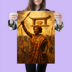 Yaa Asantewaa rallying the Ashanti Golden Stool poster 3