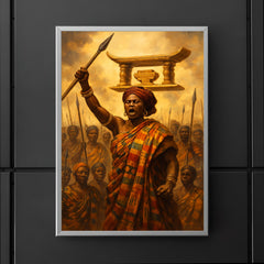 Yaa Asantewaa rallying the Ashanti Golden Stool poster 5
