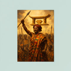 Yaa Asantewaa rallying the Ashanti Golden Stool poster 8