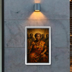 Yaa Asantewaa war council portrait poster 2