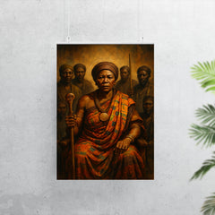 Yaa Asantewaa war council portrait poster 7