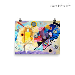 Yellow, Red and Blue by Wassily Kandinsky poster 3