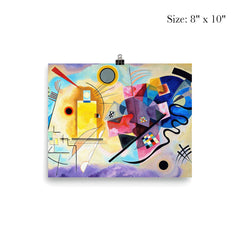 Yellow, Red and Blue by Wassily Kandinsky poster 4