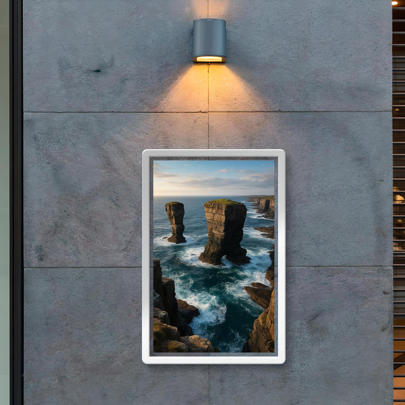 Yesnaby Sea Stacks Orkney Scotland poster 2