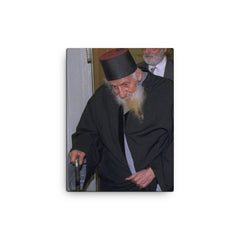 Yitzhak Kaduri canvas print on a plain backdrop in size 12"x16".