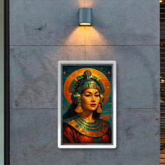 Yma Sumac Inca futurist portrait poster 2