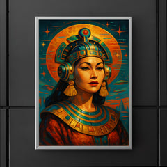 Yma Sumac Inca futurist portrait poster 5