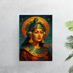 Yma Sumac Inca futurist portrait poster 7