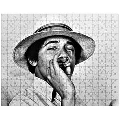 Young Barack Obama Smoking Weed jigsaw puzzle