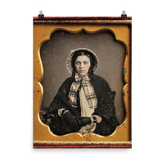 Young Lady, 1867 poster on a plain backdrop in size 8"x10".