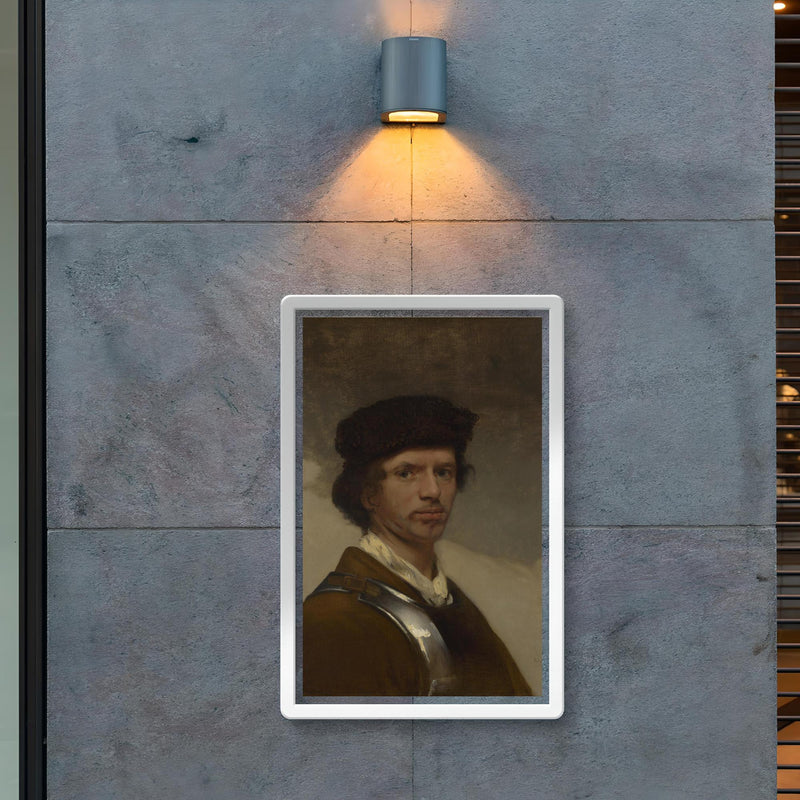 Young Man in a Fur Cap by Carel Fabritius poster 2