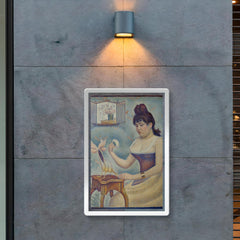 Young Woman Powdering Herself by Georges Seurat poster 2