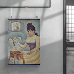 Young Woman Powdering Herself by Georges Seurat poster 4