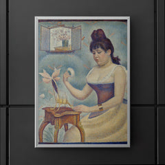 Young Woman Powdering Herself by Georges Seurat poster 5
