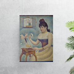 Young Woman Powdering Herself by Georges Seurat poster 7
