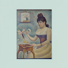 Young Woman Powdering Herself by Georges Seurat poster 8